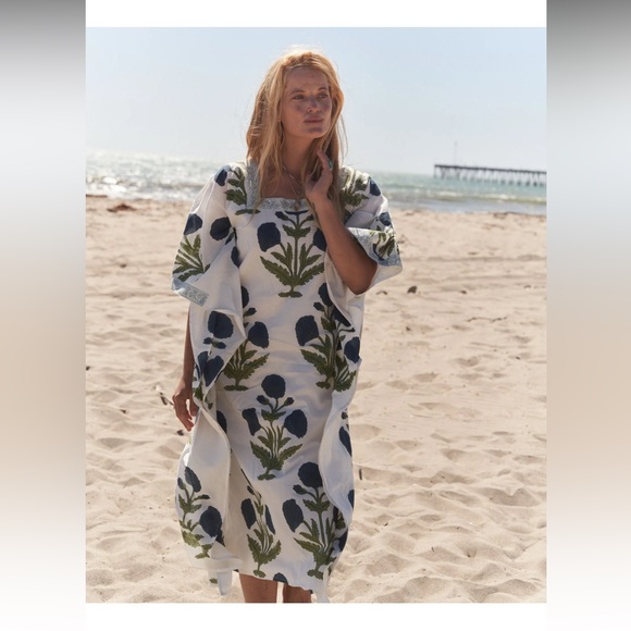 indigo by Boutin Dresses & Skirts - Indigo by Boutin The Poppy Kaftan size S